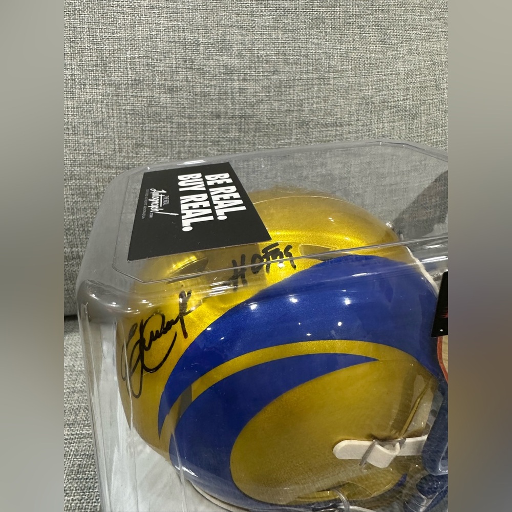 Eric Dickerson Signed Mini Helmet - Picture 2 of 7